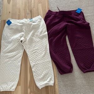 Columbia lodge quilted jogger 2 pairs